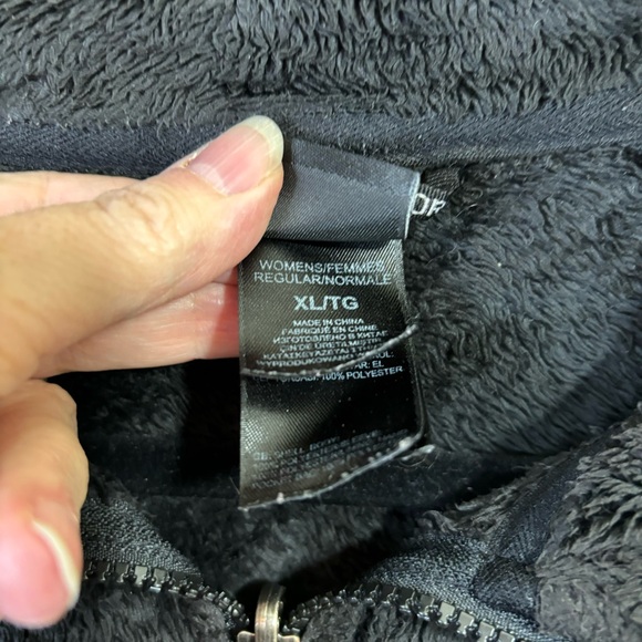 The North Face Women’s Black Osito Jacket Zip Up Fuzzy Cozy Size Large I2 - Picture 4 of 8
